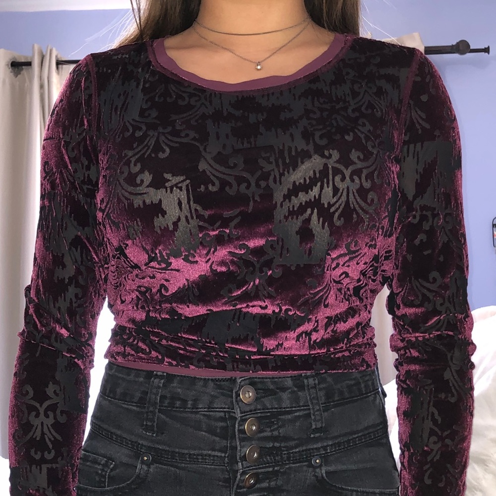 Velvet top